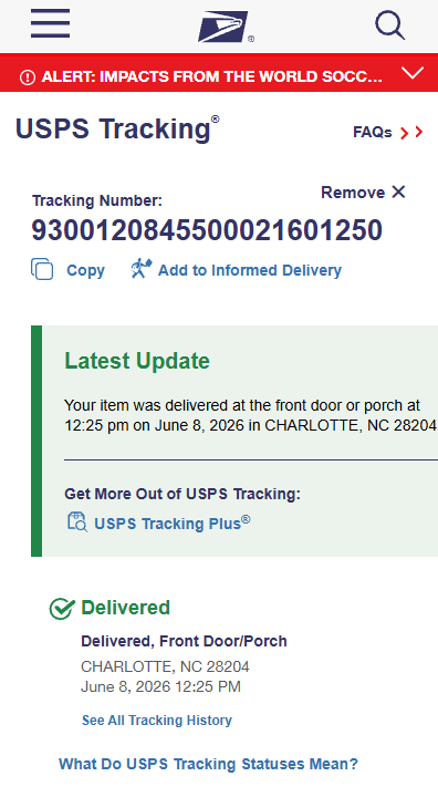 Tracking Number Proof 8